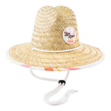 Reign + Skye Kid's Sun Kissed Stripes Straw Hat