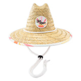 Reign + Skye Kid's Sun Kissed Stripes Straw Hat