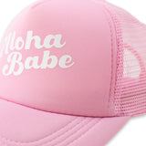 Reign + Skye "Aloha Babe" Trucker Hat for Toddlers & Youth - The Hawaii Store