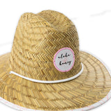 Reign + Skye "Aloha Honey" Straw Hat, Toddler and Youth 