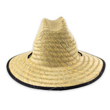 Reign + Skye "Shaka Birds" Child's Straw Hat - Back View