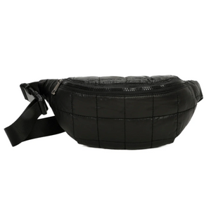 Ampere Creations "Riley's" Puffer Bum Fanny Belt Bag- Black