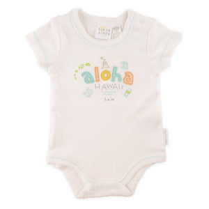 Earth Nymph "Aloha Hawaii" Unisex Baby Romper