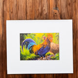 "Rooster" Print by Antoinette Powell- 8" x 10" 