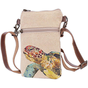 Cott N Curls "Sea Turtle" Sling Cellphone Bag 