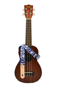 Kala Blue Hibiscus Adjustable Ukulele Strap