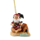 Santa On The Beach Christmas Ornament - The Hawaii Store