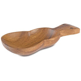 Satin Finished Acacia Wood Ukulele-shaped Dish