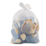 Beachcombers Shell & Blue Sea Glass Bag