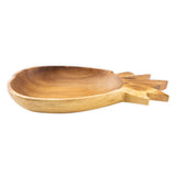 Solid Acacia Wood Pineapple-Shaped Dish- 13