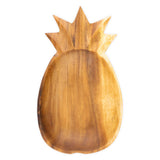 Solid Acacia Wood Pineapple-Shaped Dish- 13