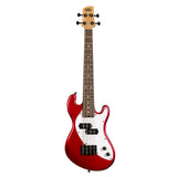 Kala Solid Body 4-string Fretted UBASS® - Red 