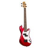 Kala Solid Body 4-string Fretted UBASS® - Red 