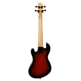 Kala Solid Body 4-string UBASS®  Bass Ukulele- Tobacco Burst- Back View