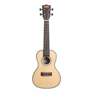 Kala Solid Spruce Top Striped Ebony Concert Ukulele