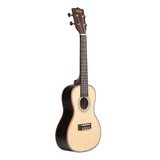 Kala Solid Spruce Top Striped Ebony Concert Ukulele