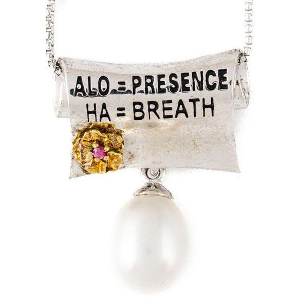 Sterling Silver White Galatea Pearl 