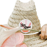 Reign + Skye Kid's Sun Kissed Stripes Straw Hat