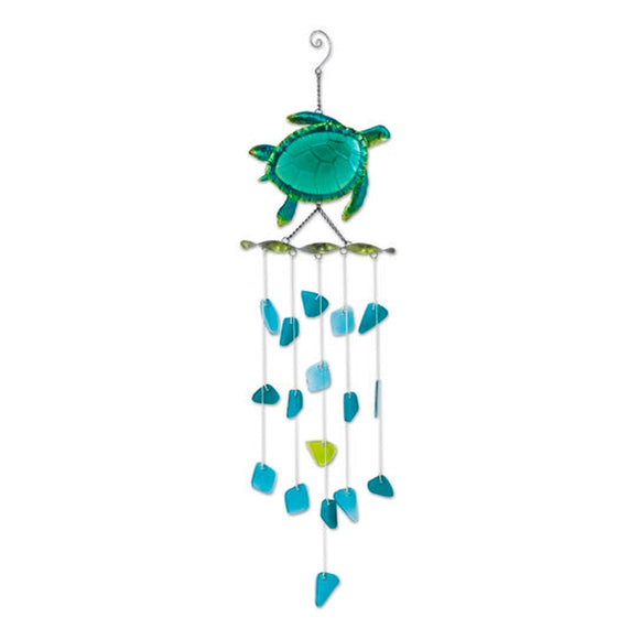 Sunset Vista Glass and Metal Turtle Sun Catcher - The Hawaii Store