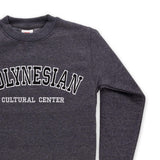 "Polynesian Cultural Center" Graphic Youth Crew Sweatshirt - Charcoal