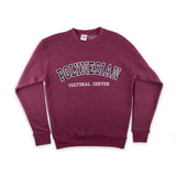 "Polynesian Cultural Center" Crewneck Sweatshirt- Maroon