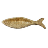 Beachcomber's Coastal Life "Brown Fish" Serving Bowl