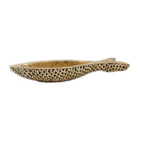 Beachcomber's Coastal Life Golden Brown Fish Serving Bowl