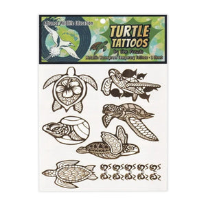 Turtle Temporary Tattoos (Gold Metallic) - The Hawaii Store