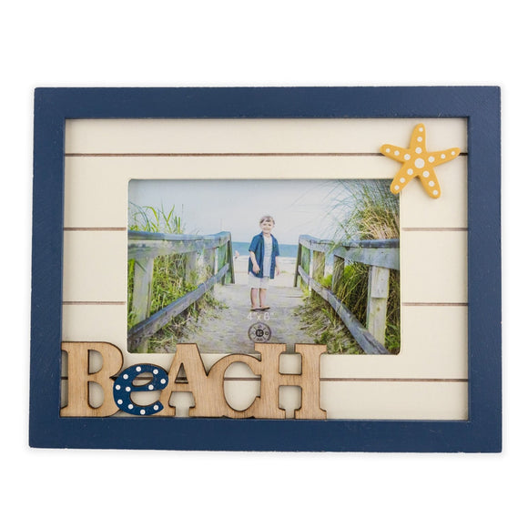 The-Beachcomber_s-Beach-with-Starfish-Photo-Frame--4x-6-Photo