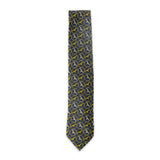 Pineapple Palaka "Iwa" Neck Tie- Black & Gold