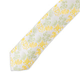 Pineapple Palaka "Ohia" Neck Tie-  Moss/Yellow