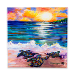 Tile Baby Sea Honu 6'' - The Hawaii Store