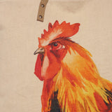 Cott n Curls "Maran Rooster" Handmade Canvas Tote Bag