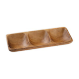 Satinwood Triple Dip Serving Dish 