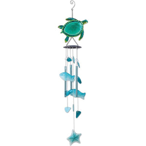 Sunset Vista Turtle Shoreline Wind Chime