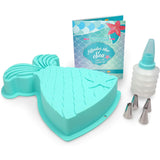 Handstand Kitchen "Under the Sea" 7-Piece Mermaid Cake Baking Set showing contents