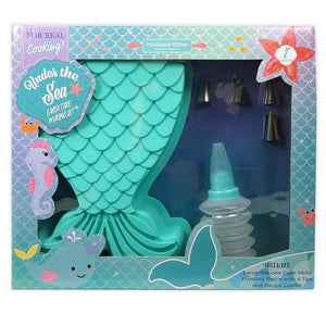 Handstand Kitchen "Under the Sea" 7-Piece Mermaid Cake Baking Set