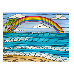 "Daydream Rainbow" Matted Print by Heather Brown - 8" x 10"