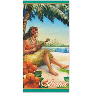 100% Cotton Vintage Hawaii Beach Towel