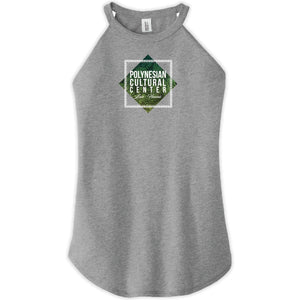  Polynesian Cultural Center Women’s "Floral Fronds" Rocker TankPolynesian Cultural Center Women’s "Floral Fronds" Rocker Tank- Military Green Frost