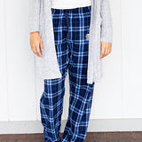 Model wearing PCC Haley Women's Flannel Lounge Pant