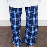 Model wearing PCC Haley Women's Flannel Lounge Pant