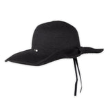 Kooringal Women's "Palm Cove" Wide Brim Hat- Black