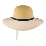 Kooringal Women's "Santa Cruz" Wide Brim Hat, 2-Tone- Back View