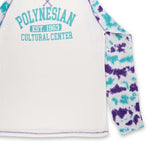 PCC Custom Women's Long Sleeve Light Weight Sweatshirt- Purple/Turquoise