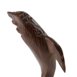 Hand-carved Ironwood Breaching Humpback Whale, 6.5 Inches