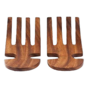 Acacia Wood Salad Hands, 7''