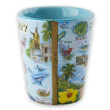 Xplorer Maps Ceramic Hawaii Map Toothpick Holder