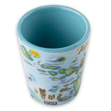 Xplorer Maps Ceramic Hawaii Map Toothpick Holder View from Above