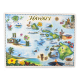 Xplorer Maps Custom Cotton Dish Towel - The Hawaii Store